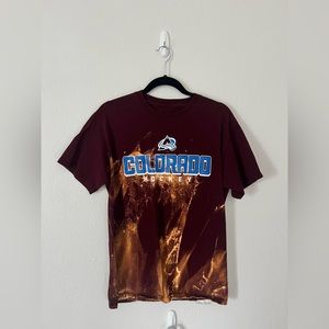 Bleached Colorado Hockey Tee